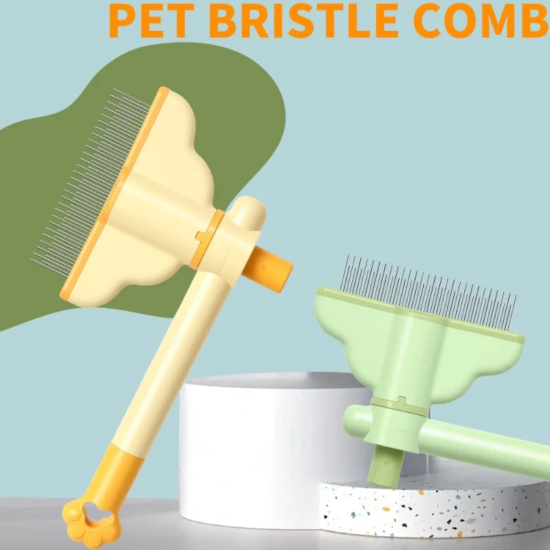 Pet Dog Brush Cat Comb Self Cleaning Pet Hair Remover For Dogs Cats Grooming Tools Pets Dematting Comb Pet Grooming Accessories
