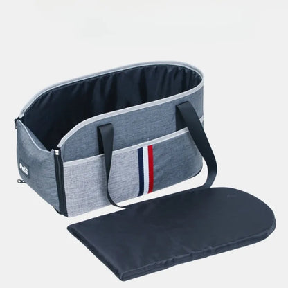 Portable Dog Car Seat Bed — Safe Travel Bed for Small Dogs & Cats
