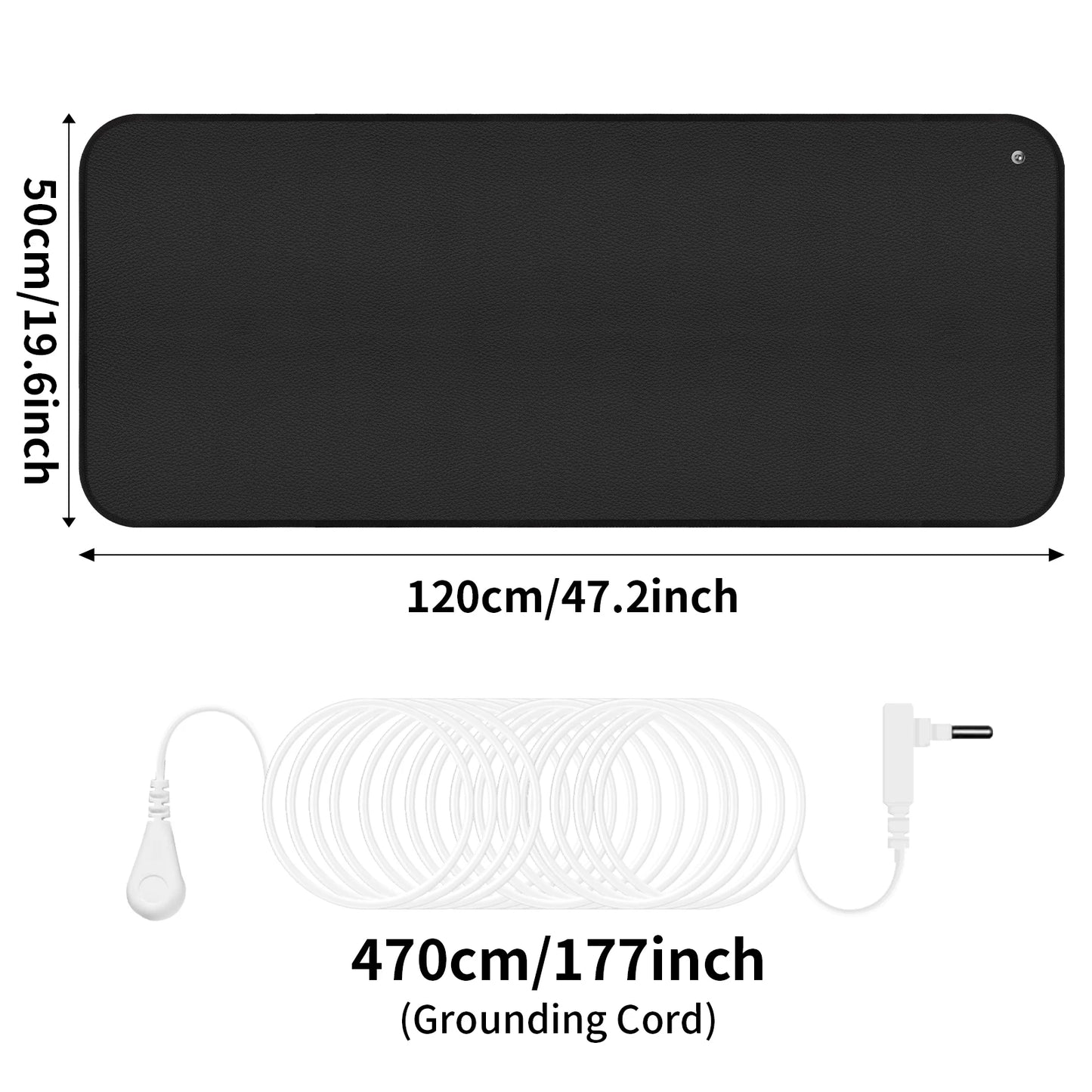 Earthing Grounding Mat – Indoor Wellness Pad for Better Sleep, Pain Relief & Reduced Anxiety