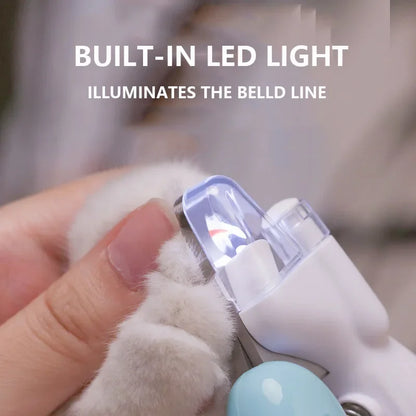 LED Pet Nail Clippers – Safe Dog & Cat Nail Trimmer with Light for Precise Cuts
