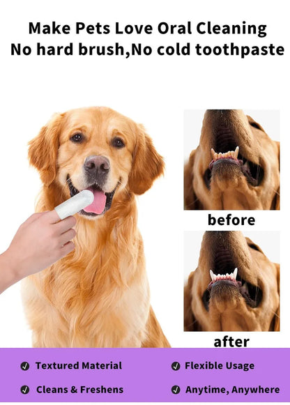 Pet Dental Finger Wipes