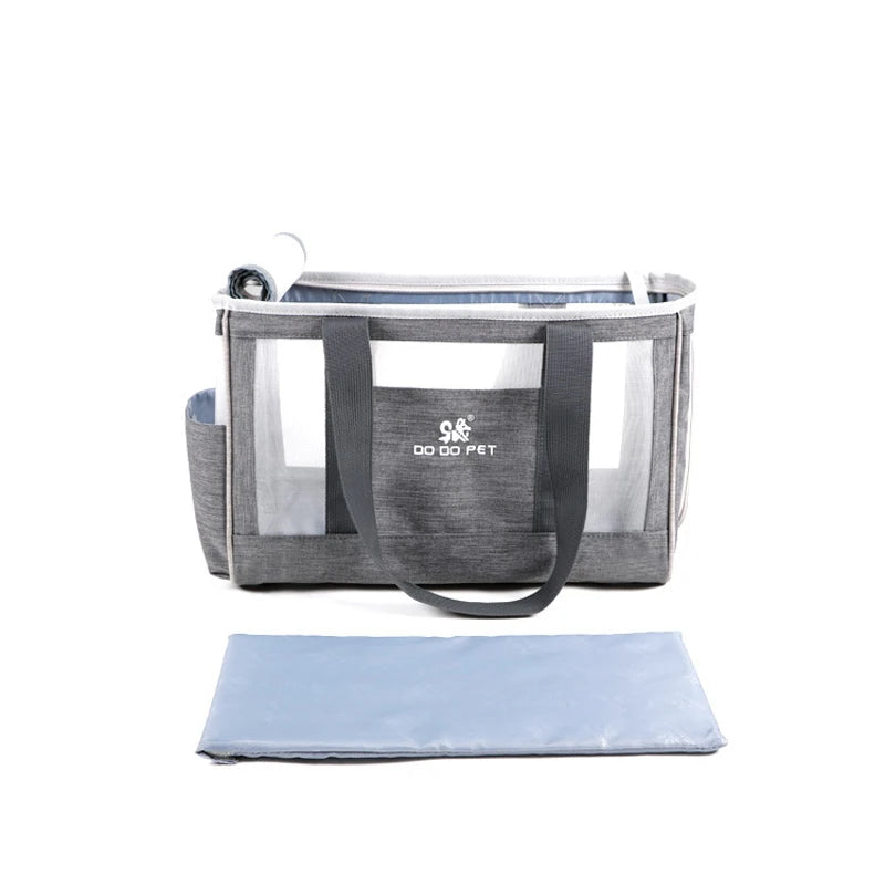 Portable Cat Carrier Bag — Breathable Travel Shoulder Bag