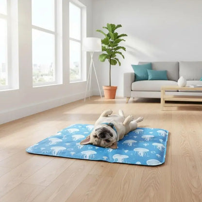 Pet Cooling Ice Mat For Dogs Cats Summer Non Toxic Self Cooling Pad For Indoor Outdoor Use
