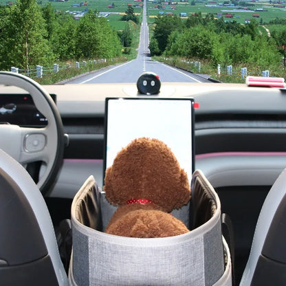 Portable Dog Car Seat Bed — Safe Travel Bed for Small Dogs & Cats