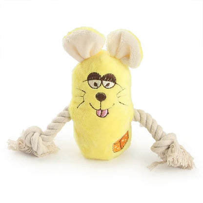 Squeaky Plush Dog Chew Toy for All Breeds
