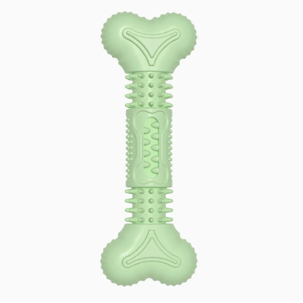 TPR Bone-Shaped Dog Teeth Cleaning Chew Toy Set