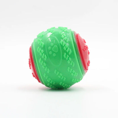 Squeaky TPR Dog Ball Toy — Teeth Cleaning & Bite Resistant