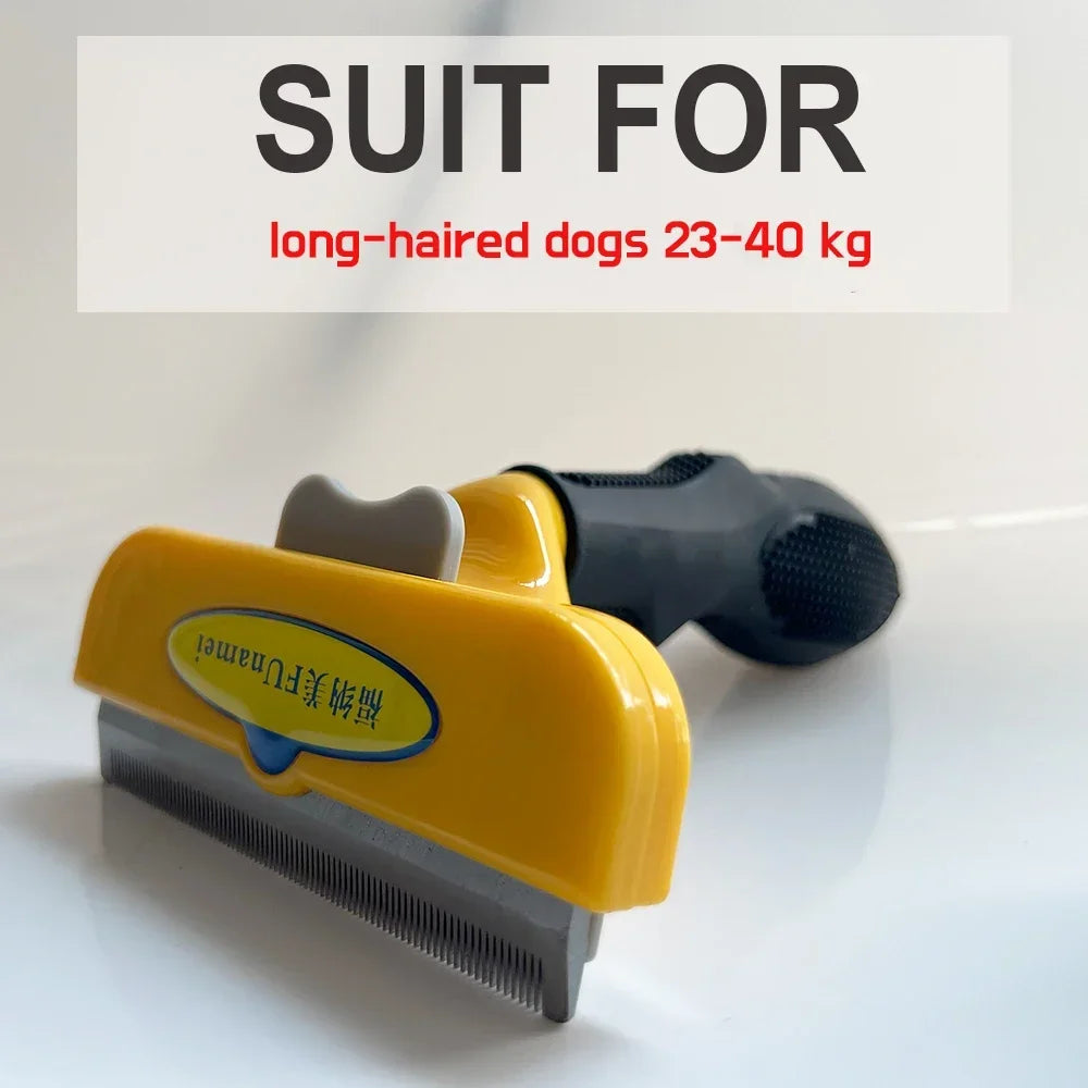 Pet Deshedding Comb Brush — For Dogs & Cats