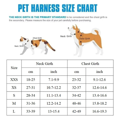 Reflective Dog Harness & Leash Set – Breathable Mesh Vest for Small & Medium Dogs