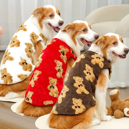 Flannel Pet Pajamas & Warm Vest Coat — For Dogs & Cats