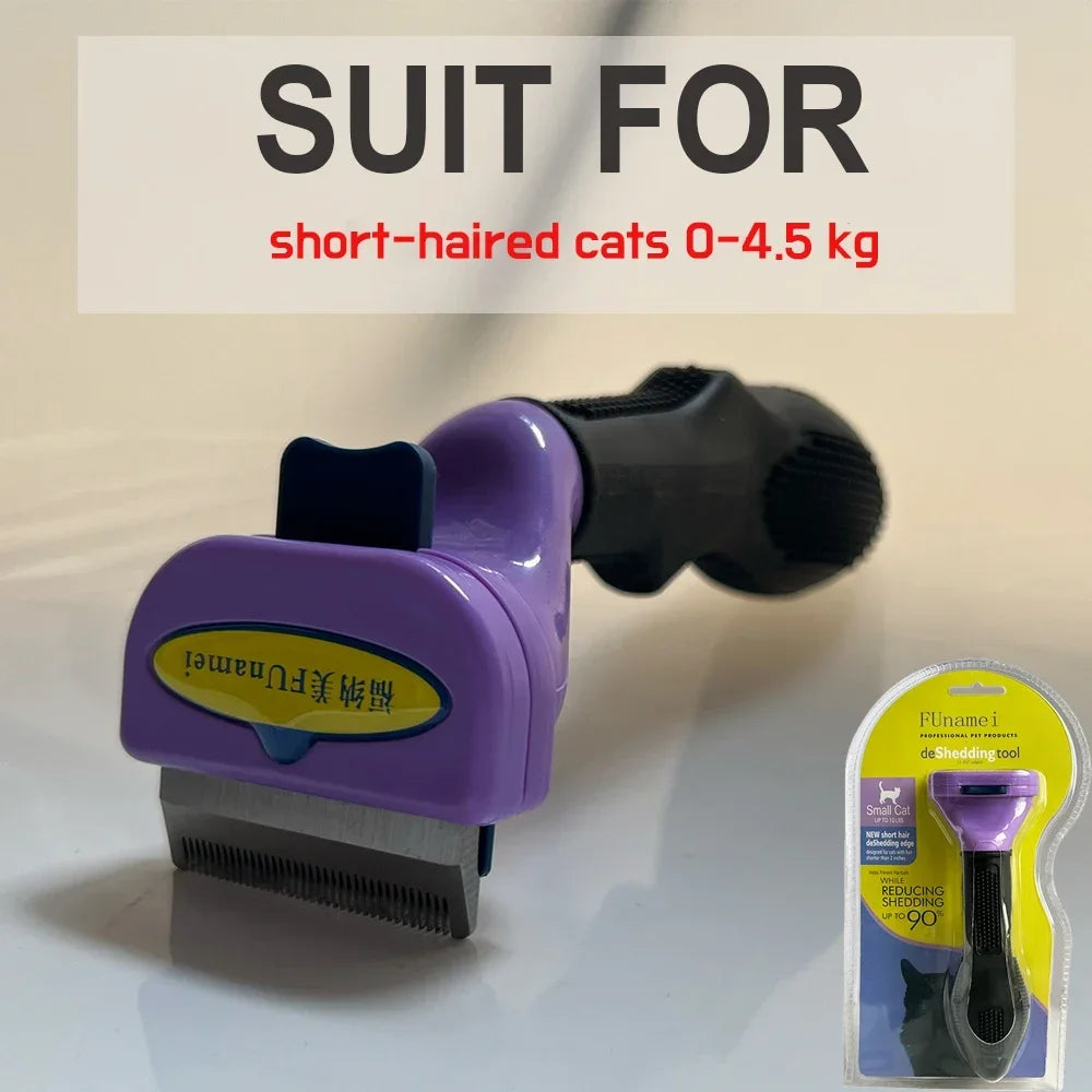 Pet Deshedding Comb Brush — For Dogs & Cats