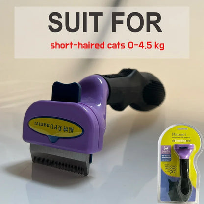 Pet Deshedding Comb Brush — For Dogs & Cats