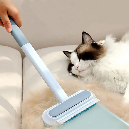 3-in-1 Pet Hair Remover Brush with Long Handle