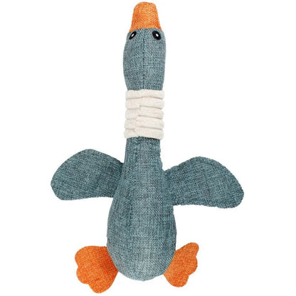 Squeaky Plush Bone Dog Toy — Puppy Teething & Molar