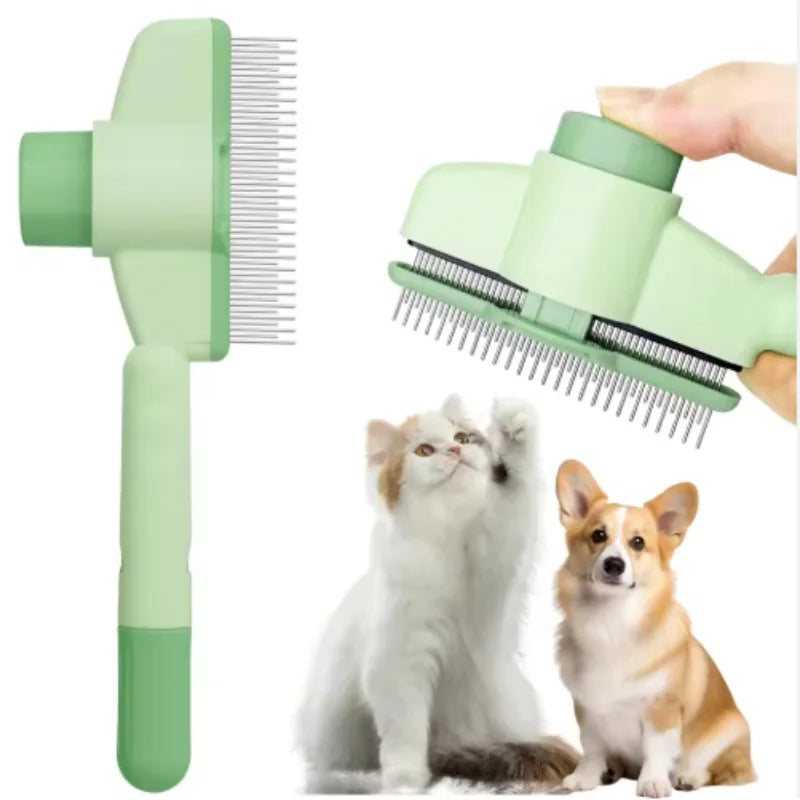 Pet Dog Brush Cat Comb Self Cleaning Pet Hair Remover For Dogs Cats Grooming Tools Pets Dematting Comb Pet Grooming Accessories