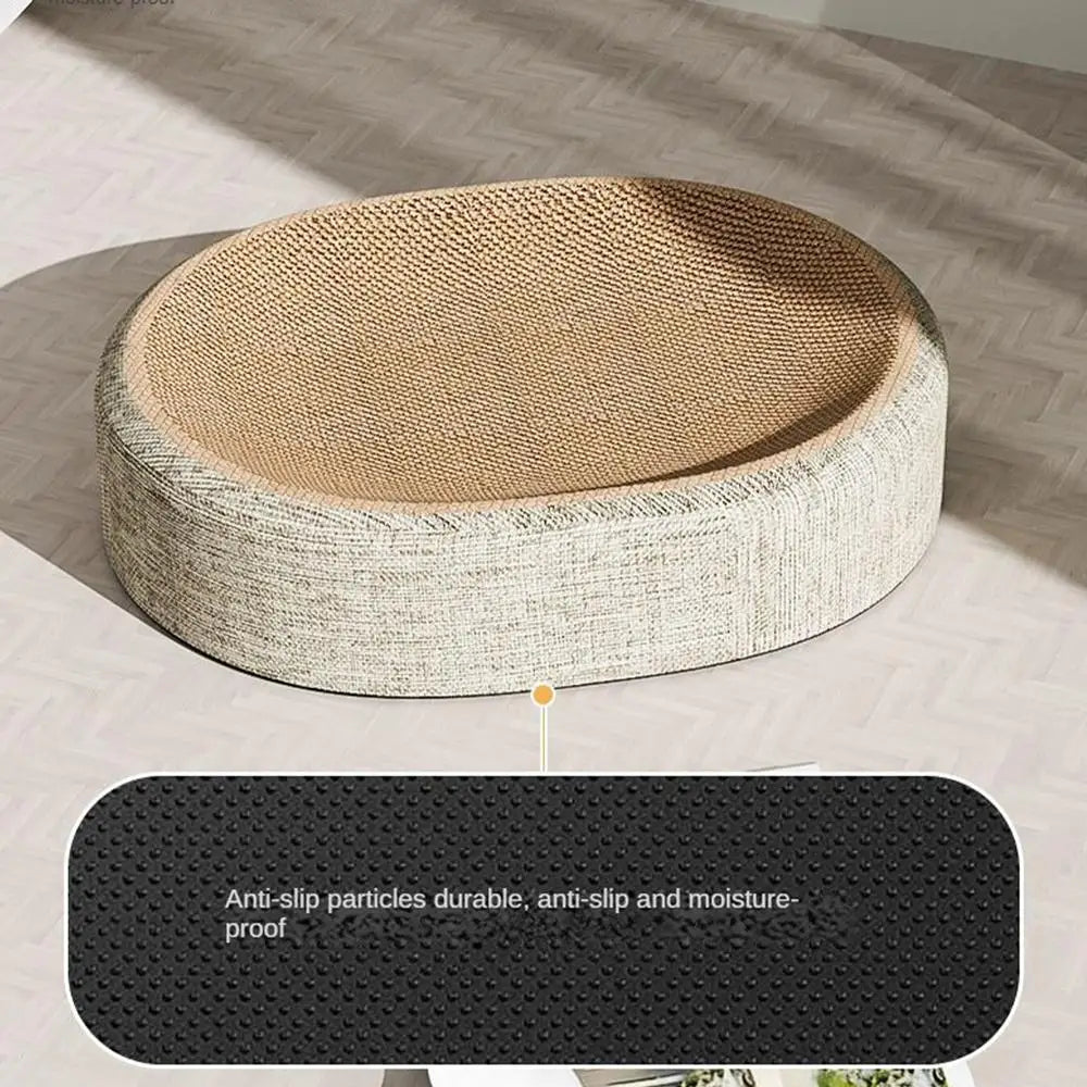Oval Sisal Cat Scratch Pad & Sleeping Mat