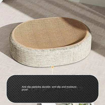 Oval Sisal Cat Scratch Pad & Sleeping Mat