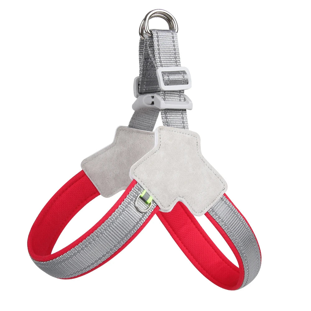 No-Pull Breathable Mesh Dog Harness — Reflective & Adjustable