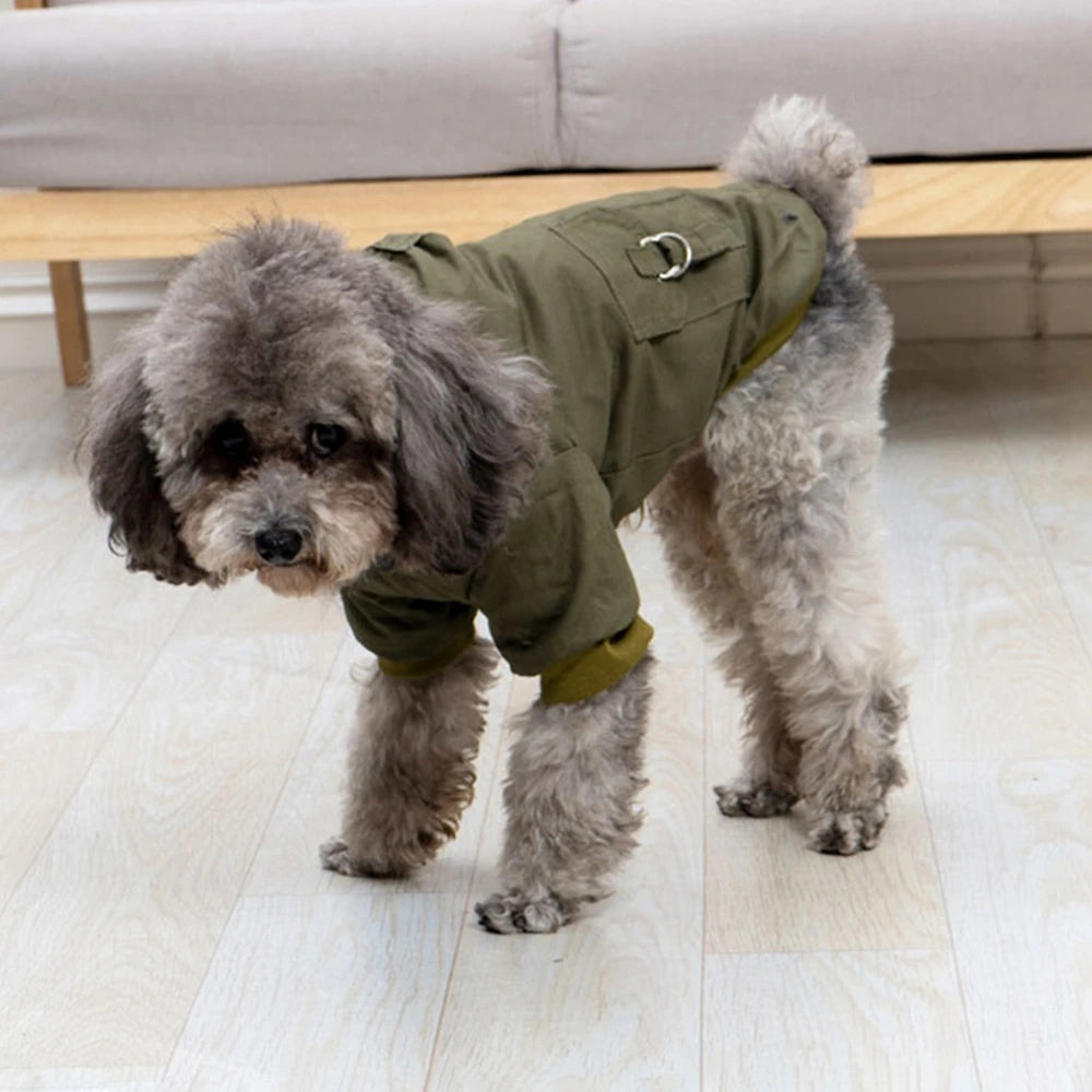 Winter Puppy Pet Dog Coat for Small Medium Dogs Thicken Warm Chihuahua Yorkies Hoodie Pets Jacket Clothing