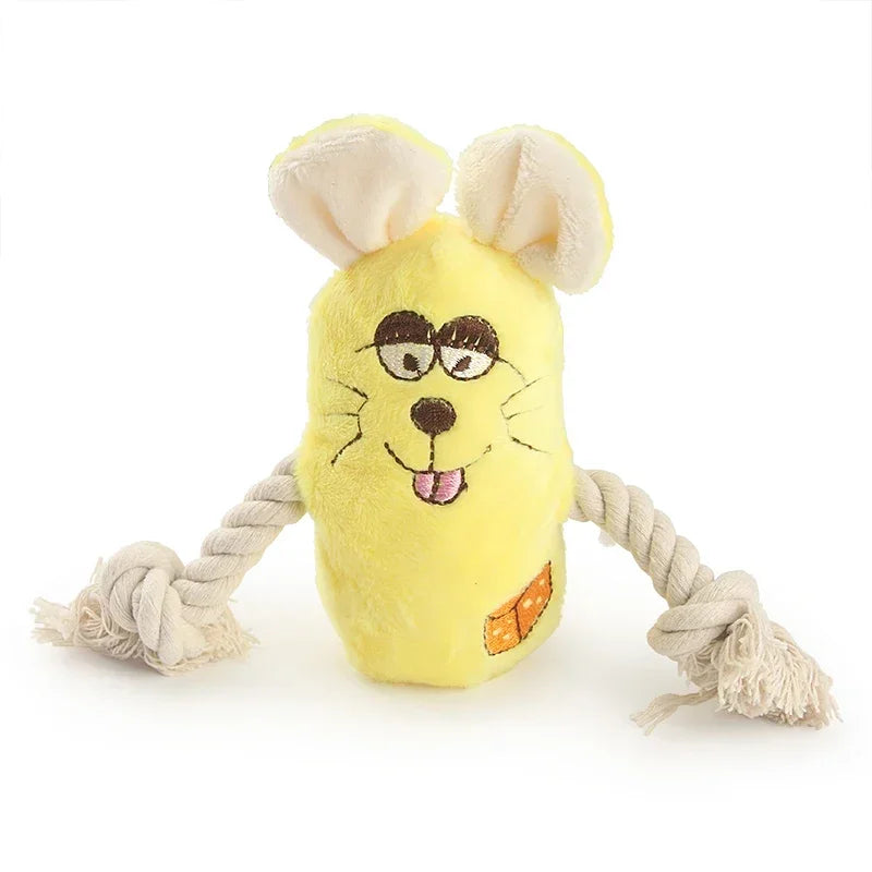 Squeaky Plush Dog Chew Toy for All Breeds
