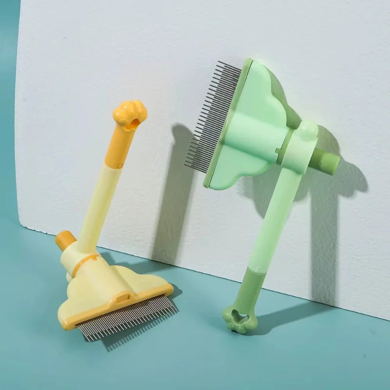 Pet Dog Brush Cat Comb Self Cleaning Pet Hair Remover For Dogs Cats Grooming Tools Pets Dematting Comb Pet Grooming Accessories