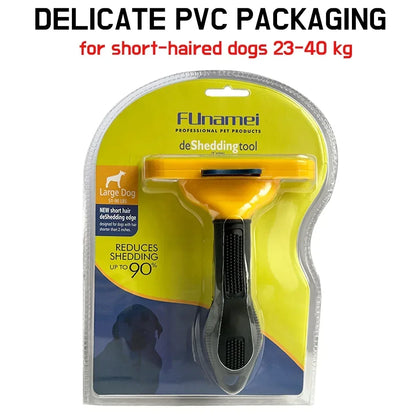 Pet Deshedding Comb Brush — For Dogs & Cats