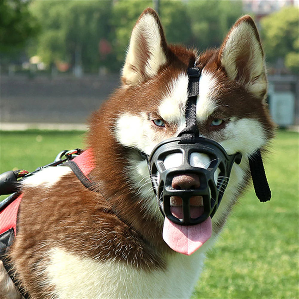 Reflective Dog Muzzle — Safe & Non-Toxic for Medium Large Dogs