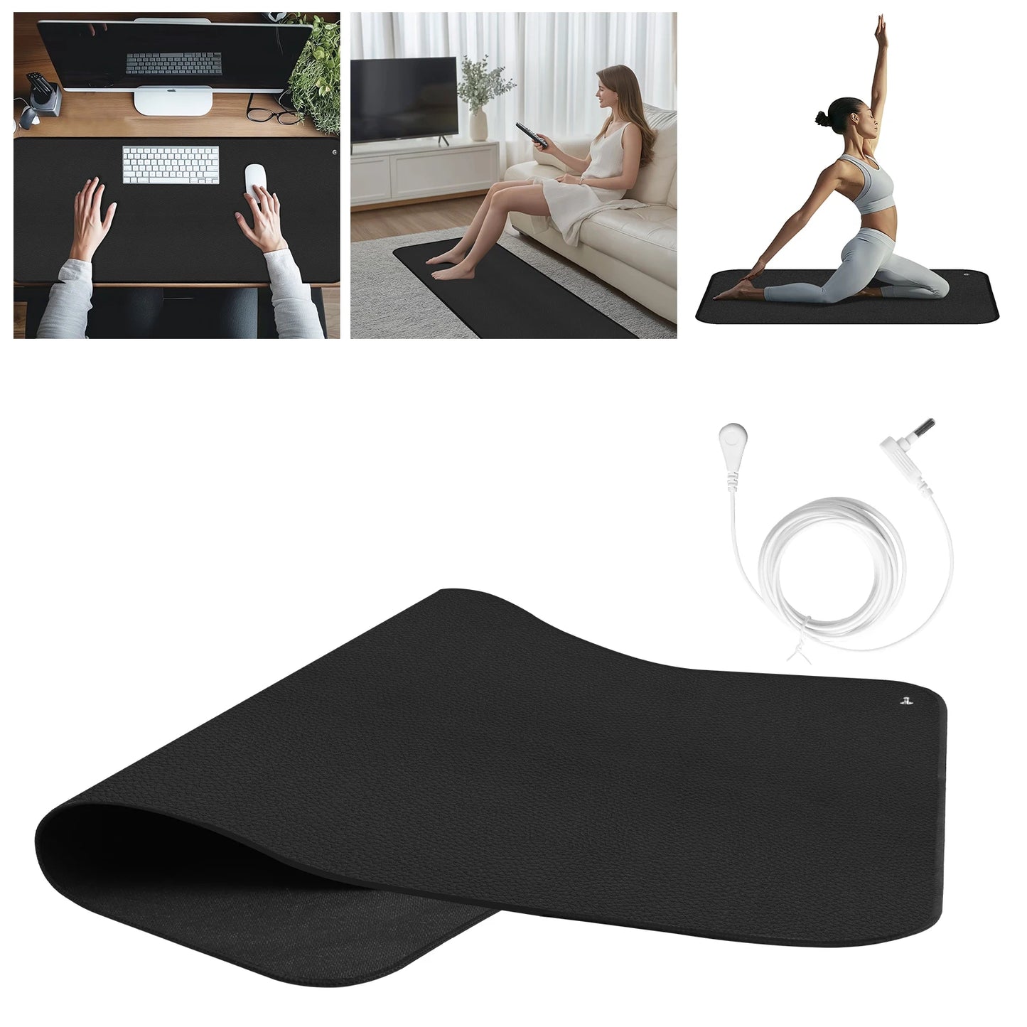 Earthing Grounding Mat – Indoor Wellness Pad for Better Sleep, Pain Relief & Reduced Anxiety