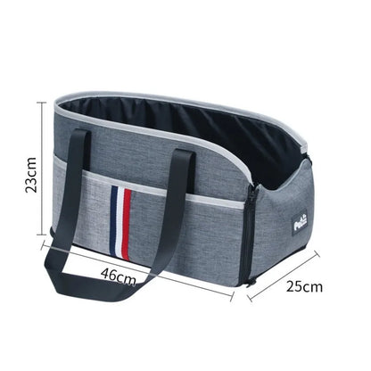 Portable Dog Car Seat Bed — Safe Travel Bed for Small Dogs & Cats