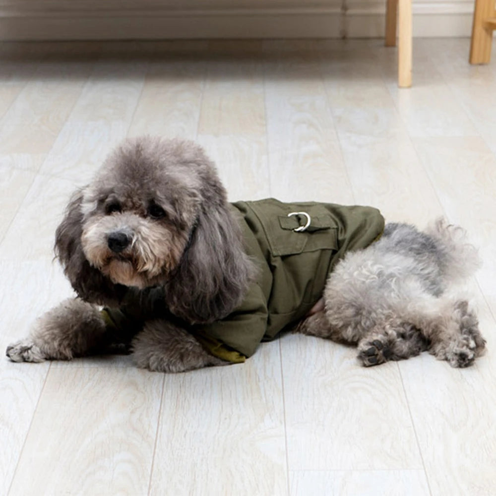 Winter Puppy Pet Dog Coat for Small Medium Dogs Thicken Warm Chihuahua Yorkies Hoodie Pets Jacket Clothing
