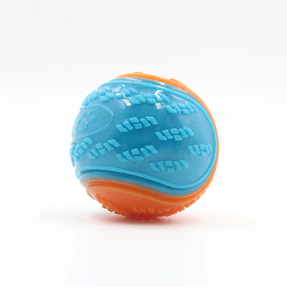Squeaky TPR Dog Ball Toy — Teeth Cleaning & Bite Resistant