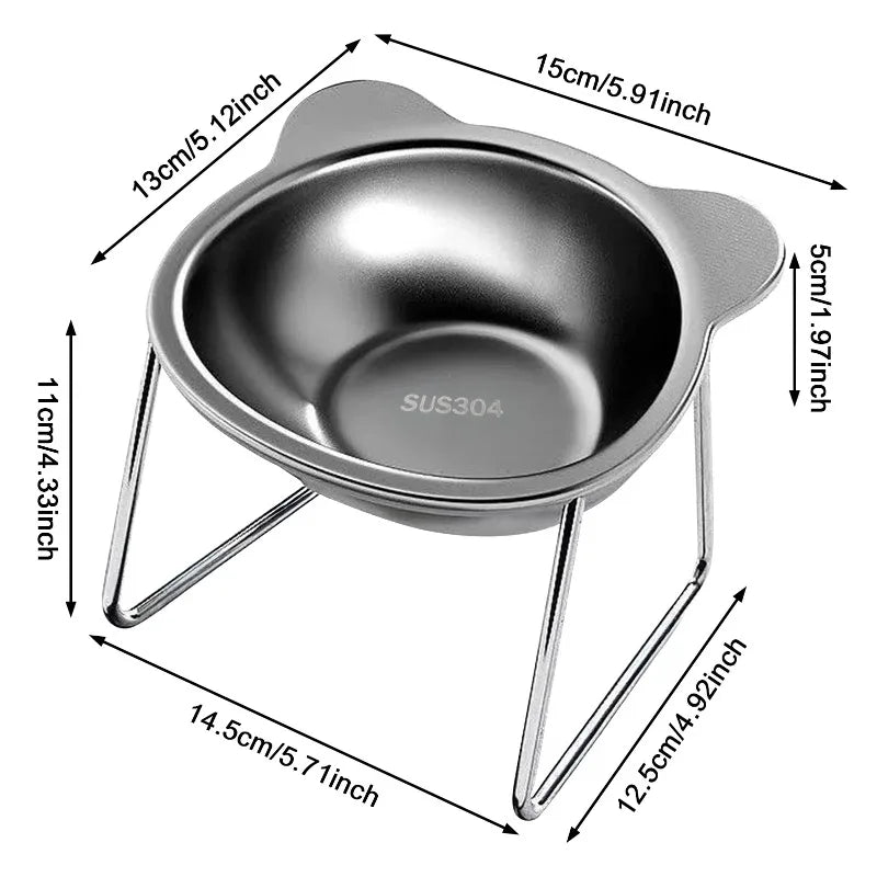 Elevated Stainless Pet Bowl
