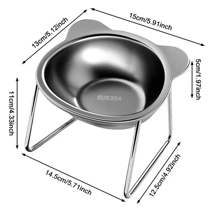 Elevated Stainless Pet Bowl