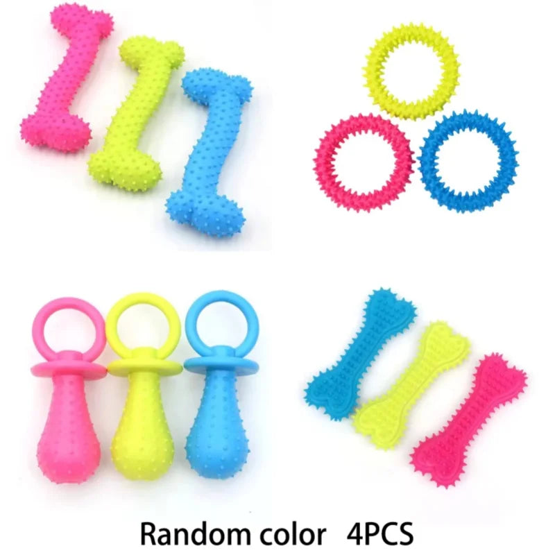 Non-Toxic Rubber Puppy Teething Chew Toy
