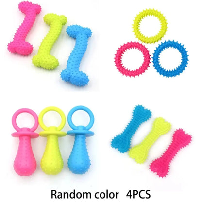 Non-Toxic Rubber Puppy Teething Chew Toy
