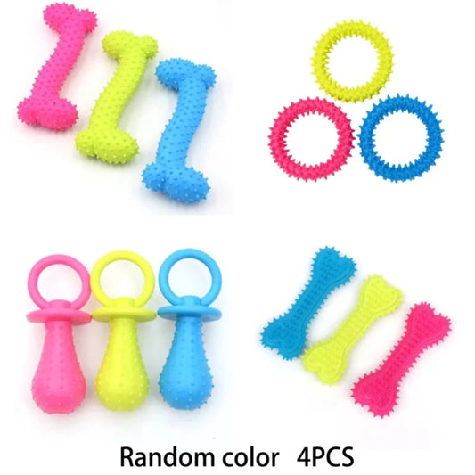 Non-Toxic Rubber Puppy Teething Chew Toy