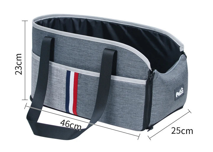 Portable Dog Car Seat Bed — Safe Travel Bed for Small Dogs & Cats