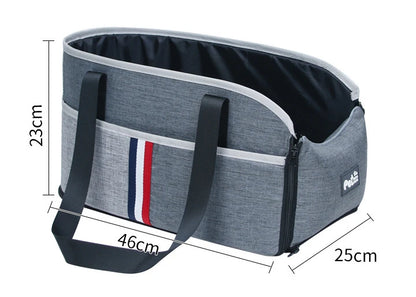 Portable Dog Car Seat Bed — Safe Travel Bed for Small Dogs & Cats