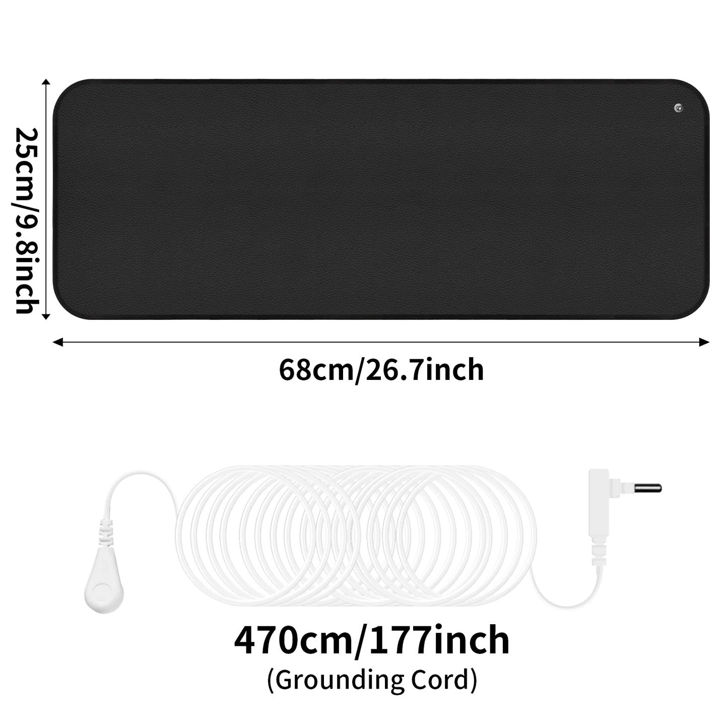 Earthing Grounding Mat – Indoor Wellness Pad for Better Sleep, Pain Relief & Reduced Anxiety