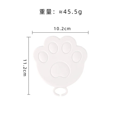 Silicone Pet Can Lid with Spoon — Reusable Food Sealer