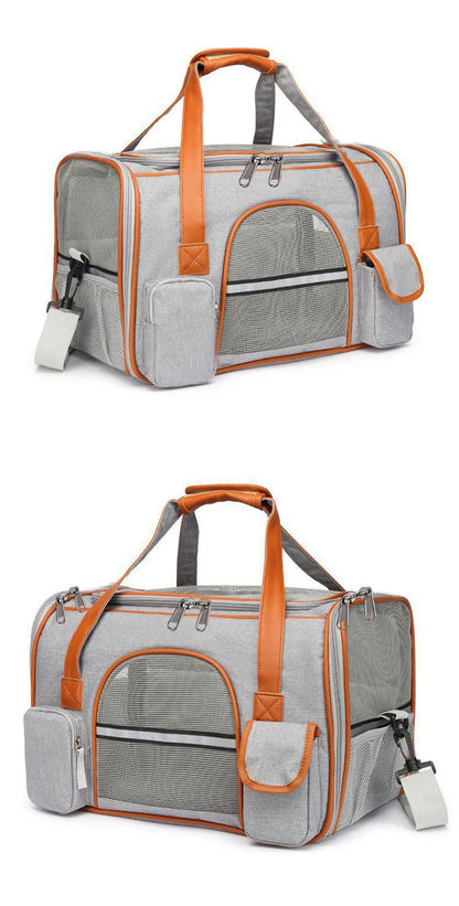 Anti-Collapse Pet Carrier Bag – Travel Handbag for Cats, Puppies & Small Pets
