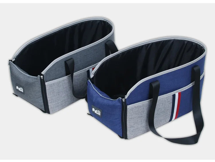 Portable Dog Car Seat Bed — Safe Travel Bed for Small Dogs & Cats