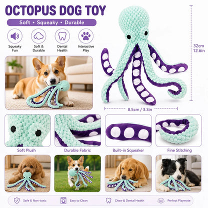 Squeaky Plush Pet Puzzle Toy — Chew-Resistant for Cats & Dogs