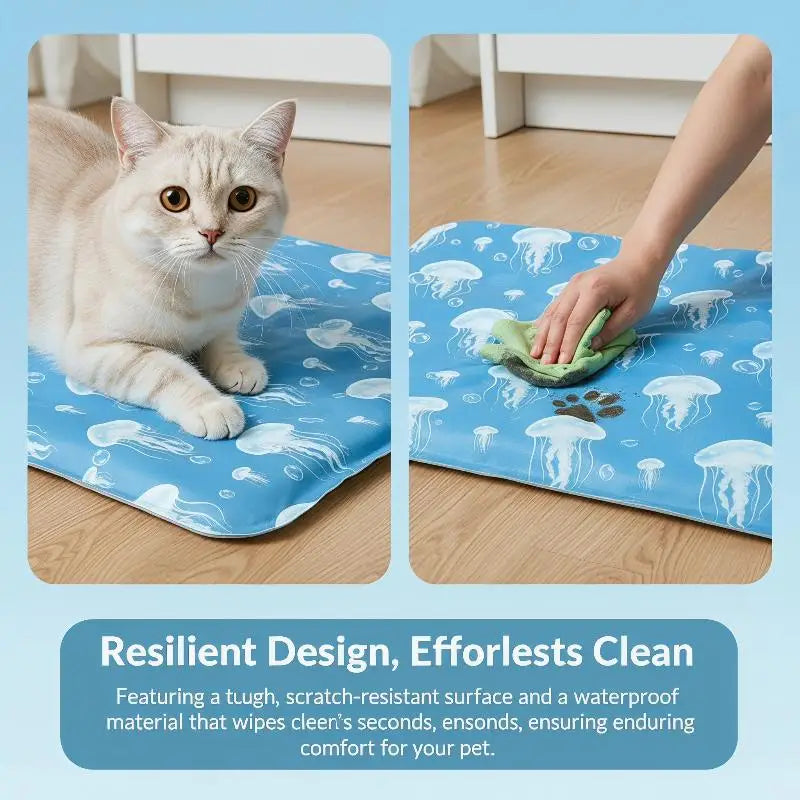 Pet Cooling Ice Mat For Dogs Cats Summer Non Toxic Self Cooling Pad For Indoor Outdoor Use